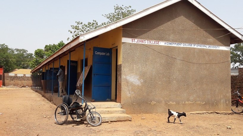 A view of the classrooms of St John's College Wau